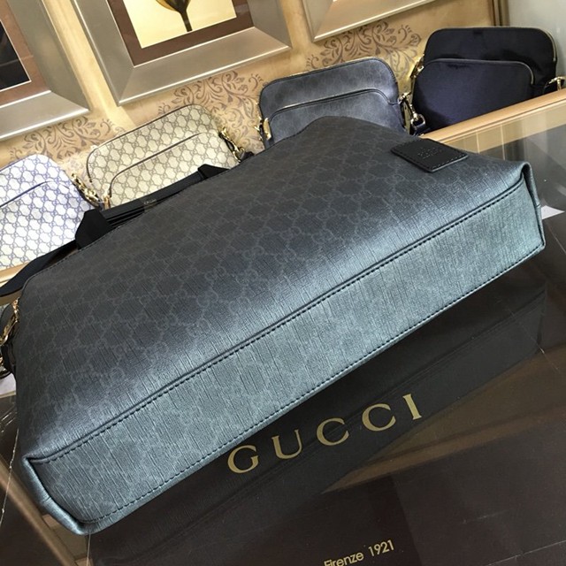 Gucci專櫃款男包 854361 古馳G家經典男包 酷奇公事包 Gucci男士手提包 Gucci單肩斜跨包  gqy3064